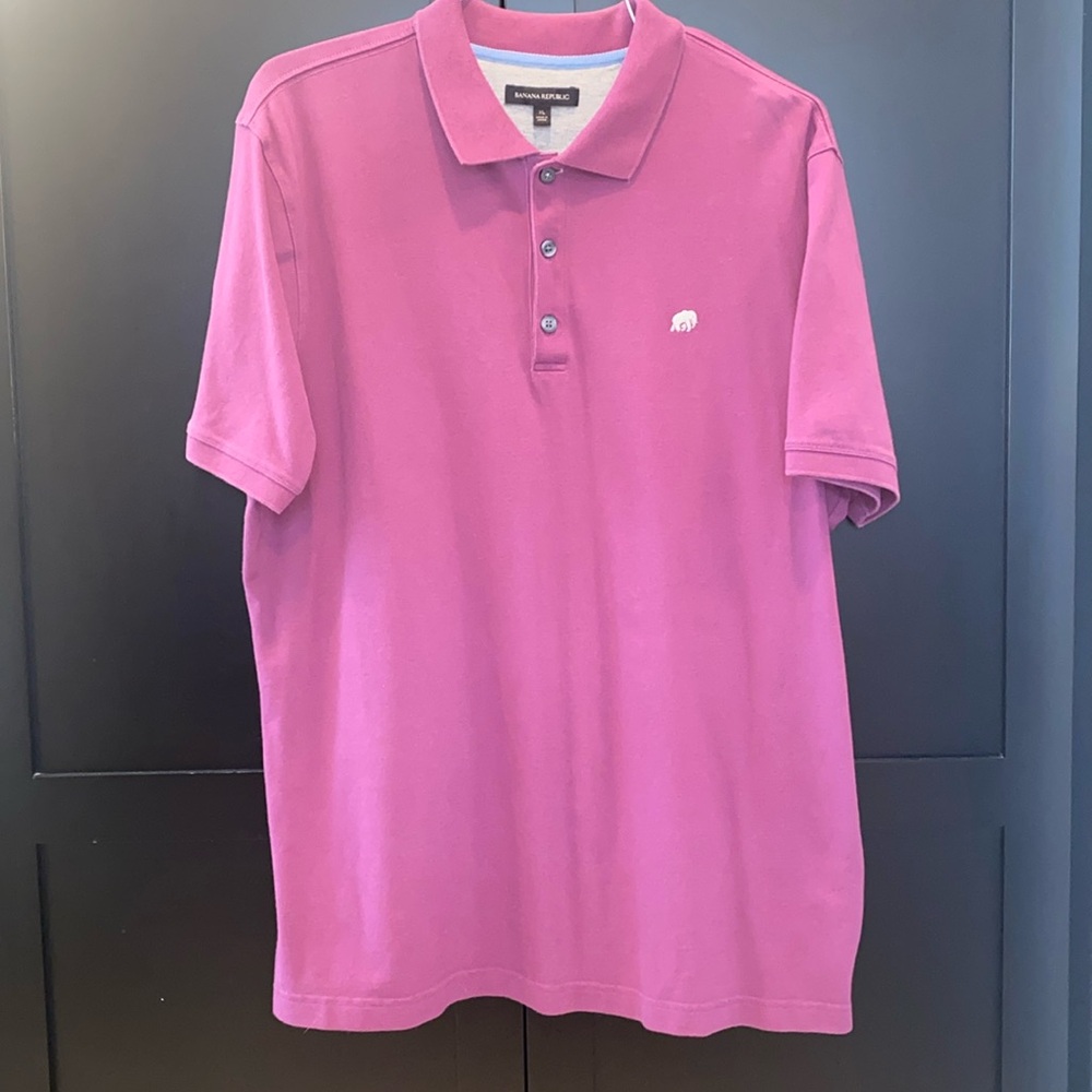 Banana Republic Men’s Polo Shirt - Purple